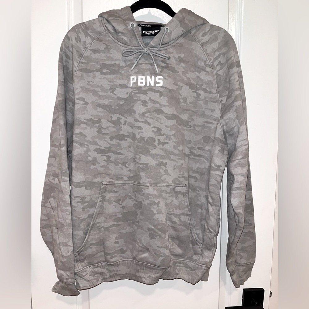 Alphalete PBNS Camo Hoodie Sweatshirt
